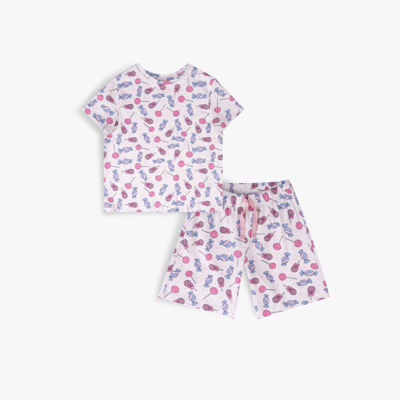 Մանկական կիսաթև գիշերազգեստ շորտով